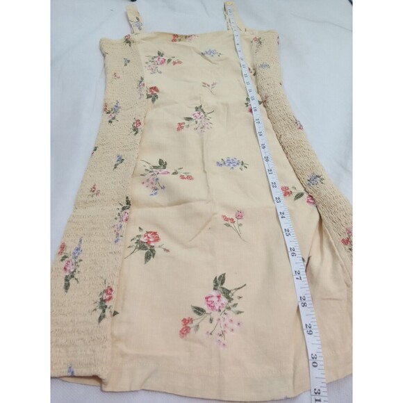 Forever 21 small yellow floral mini Sundress Flirt Romantic - Picture 16 of 16